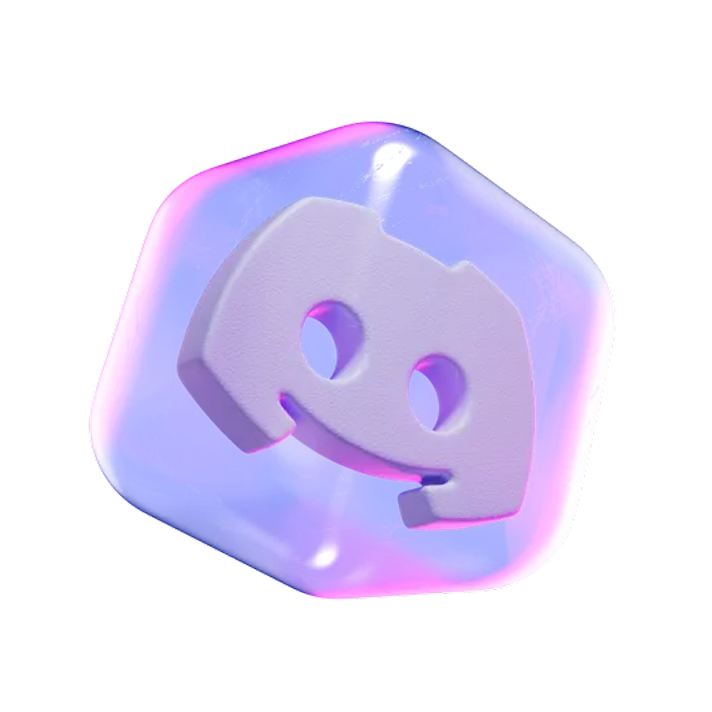 Ícone do Discord flutuando